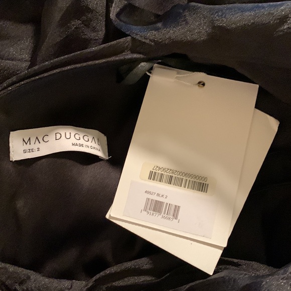 Mac Duggal One Shoulder Ruffle Hi Lo Gown A49527 - Picture 12 of 13